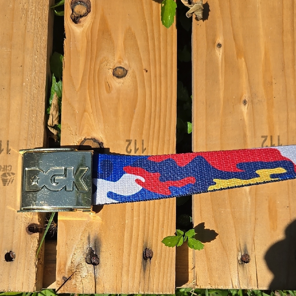 DGK Gold Buckle Multicolor Belt